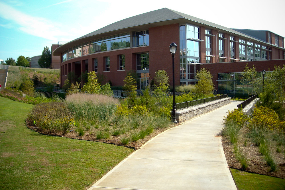 Exterior of the Lamar Dodd School of Art